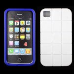 Wholesale iPhone 4S 4 Turtle Shell Hybrid Case (White Blue)